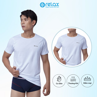 Áo Thun Nam Tay Ngắn RELAX RA007 - Cotton USA mềm mại thoáng mát cao cấp, áo lót nam đường may sắc xảo