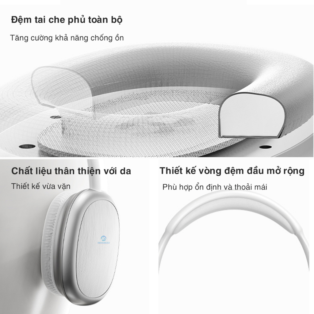 Headphone tai nghe bluetooth không dây chụp tai Rockspace O5 có mic hàng chính hãng BH 1 năm | BigBuy360 - bigbuy360.vn