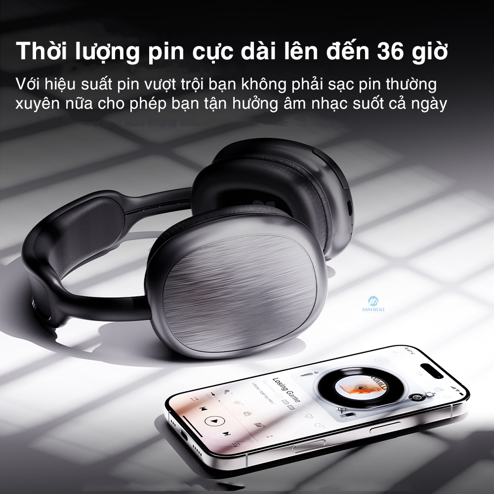 Headphone tai nghe bluetooth không dây chụp tai Rockspace O5 có mic hàng chính hãng BH 1 năm | BigBuy360 - bigbuy360.vn