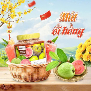 Mứt ổi hồng Boduo hộp 1kg