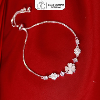 Lắc tay bạc nữ Tyche Blossom dây xù bắt sáng lấp lánh,vòng tay sang trọng thanh lịch phù hợp đeo đi học,đi làm,quà tặng