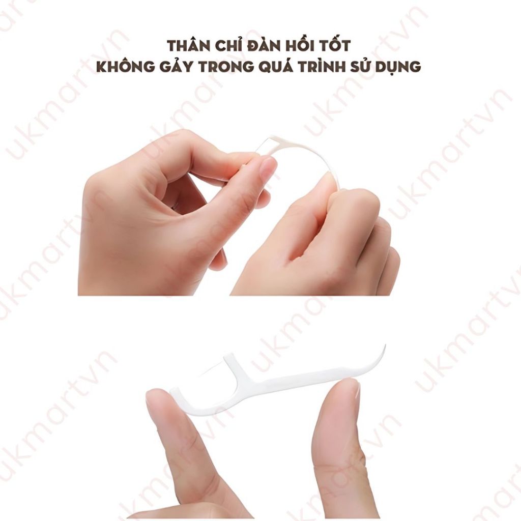 Set 56 tăm chỉ nha khoa Dental Cafe Life Floss & Picker Set