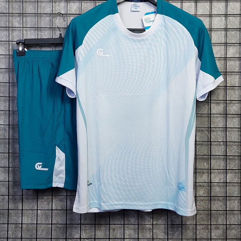 CV Sport – Áo Đá Banh Không Logo C200 – Xanh Cổ Vịt - Đồ Thể Thao Đá Banh Nam Nữ Cao Cấp Mới