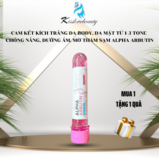  Serum dưỡng trắng Alpha Arbutin kích trắng mặt body sản sinh collagen đều màu da chống lão hoá mờ thâm 