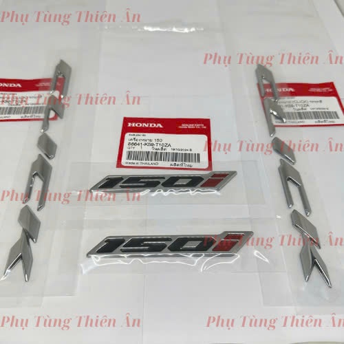 Tem sườn chữ Click - Click 150i, tem bửng chữ 150i