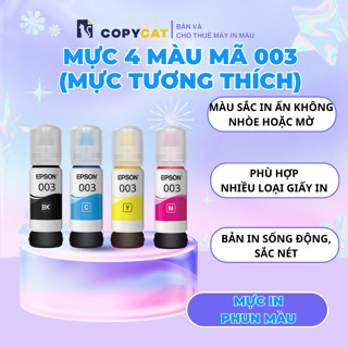 Mực in Epson (TƯƠNG THÍCH) mã 003 L1110/ L3110/ L3150/ L4150/ L3210,.(MUA COMBO TẶNG 1 CHAI)