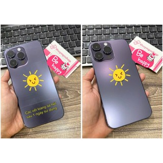 PPF dán mặt lưng (mở logo)  iPhone 15 Pro Max - iPhone 15 Pro - iPhone 14 Pro Max - iPhone 14 Pro - iPhone 13 pro max -