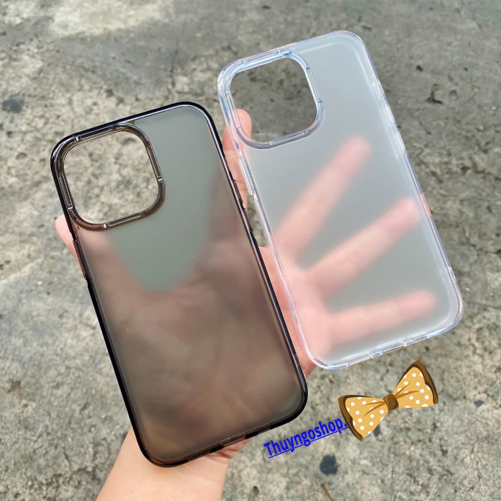 [Xà kho] Ốp lưng mờ chống vân tay iphone 13 Pro Max - ip 13 Pro - ip 13 - ip 13 mini - ip 12 Pro Max