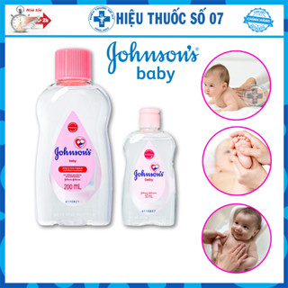  Dầu massage cho bé và dưỡng ẩm Johnson Baby Oil chai 50ml   200ml 