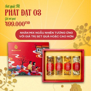   BỘ QUÀ TẾT 2025  Set quà Tết Phát Đạt 3 Nonglamfood| Hạt mứt tết cao cấp Xuân Ất Tỵ cho người thân 
