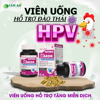 [ĐÀO THẢI H.P.V] Viên Uống THYMOKARON Hỗ Trợ Tăng Miễn Dịch - Hỗ Trợ Đào Thải HPV - Sạch Sùi Mào Gà