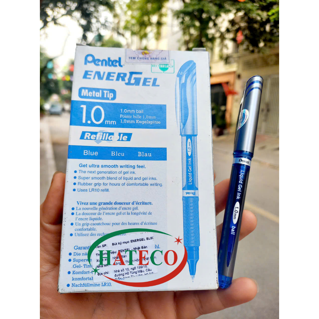 Bút ký Pentel nét 1.0mm BL60 - BÚT KÝ NHẬT BL 60/ 57 - RUỘT BÚT KÝ LR10 NÉT 1.0/ LR07 NÉT 0.7