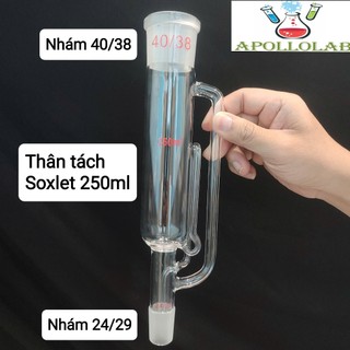 Bộ chiết xuất chất béo Soxlet Soxhlet Sholet 250ml 500ml thí nghiệm