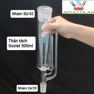 Bộ chiết xuất chất béo Soxlet Soxhlet Sholet 250ml 500ml thí nghiệm