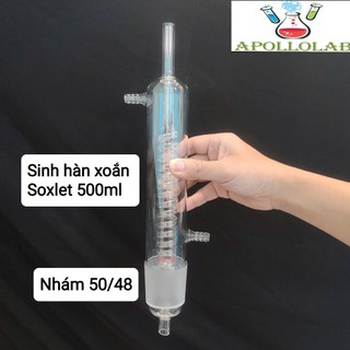 Bộ chiết xuất chất béo Soxlet Soxhlet Sholet 250ml 500ml thí nghiệm