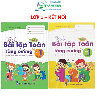 Sách - Vở ô li Bài Tập Toán Tăng Cường Lớp 1 - Kết Nối
