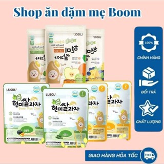 [6m+] Bánh gạo trái cây, rau củ hữu cơ Lusol Hàn cho bé từ 6m