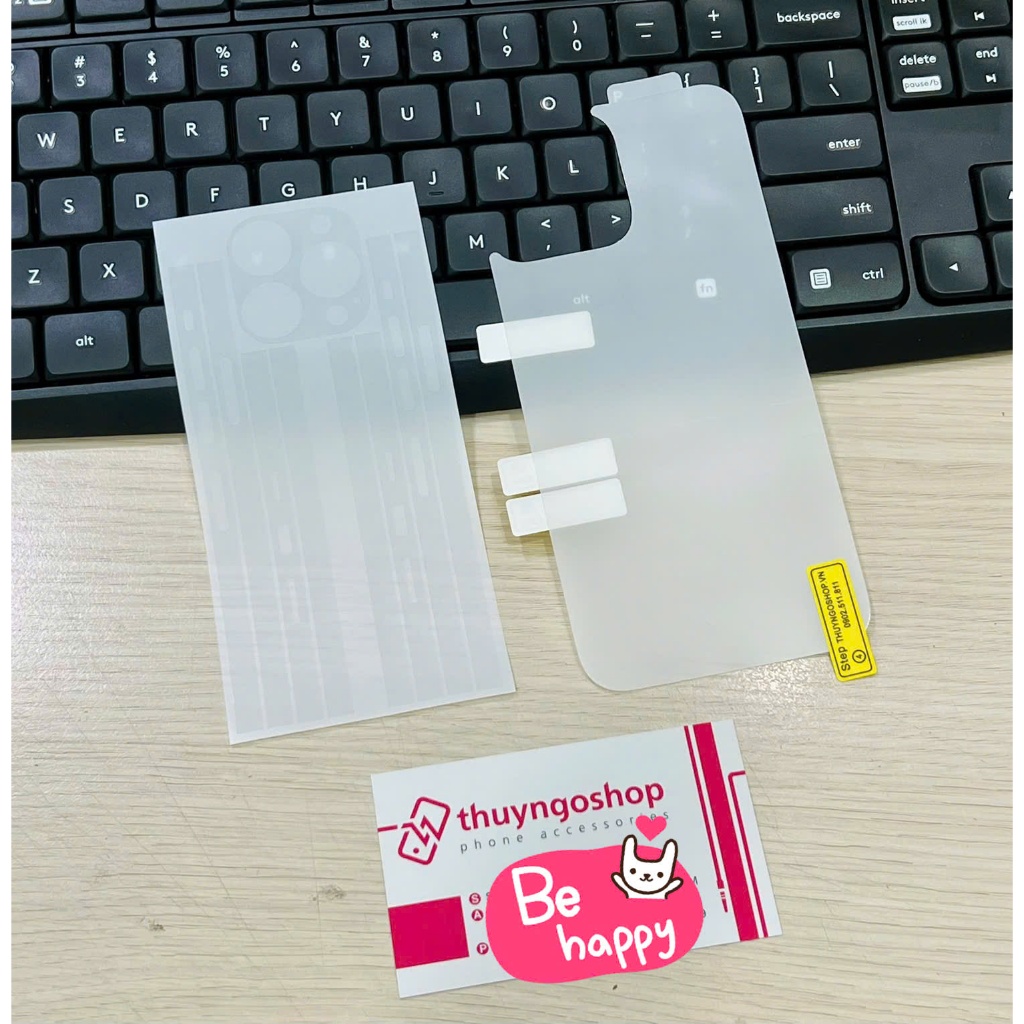 [Combo 2in1] Dán lưng + 4 cạnh viền Iphone 13 Pro max - iphone 13 Pro - iphone 13 - iphone 13 mini