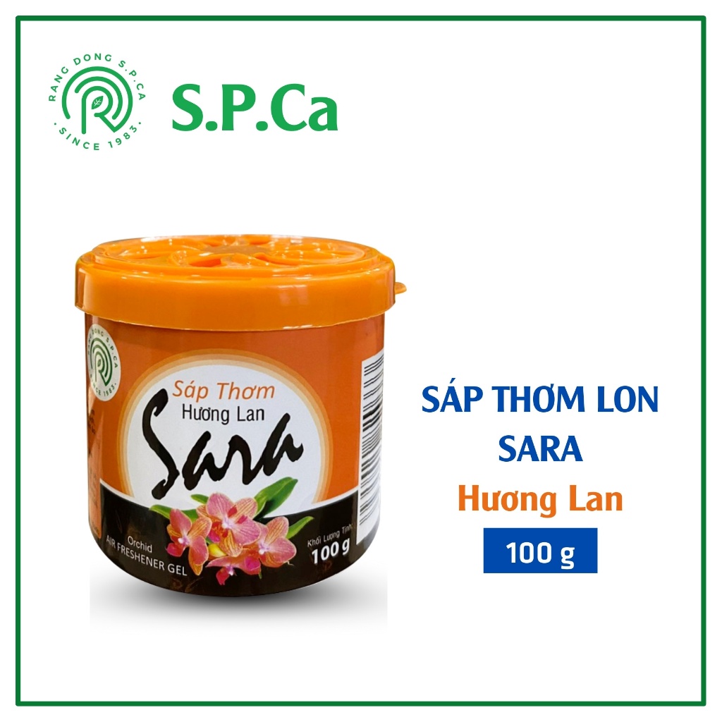 Sáp thơm xe ô tô Sara 100g hương Lan cao cấp khử mùi làm thơm không gian - SPCa000159