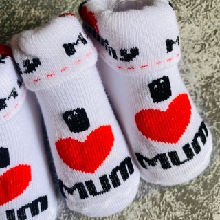 SALE LỖ Set 2 đôi Tất lưới cotton sơ sinh cho bé 0-6 tháng/ Vớ trẻ em