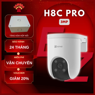 Camera Wifi EZVIZ H8C PRO 3MP 4MP 5MP, quay 360 độ, đàm thoại 2 chiều, có màu ban đêm, chống nước