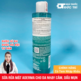 Sữa rửa mặt ADERMA dịu nhẹ cho da nhờn mụn Aderma BIOLOGY-AC