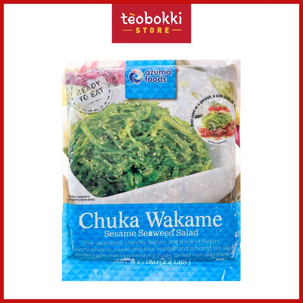 [SHIP HCM] Rong biển Chuka Wakame 1kg – Rong biển tươi trộn salad chuẩn Nhật