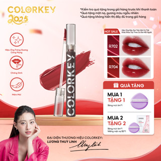 [SSSSxCOLORKEY] Son Môi Gương Bóng COLORKEY Màu Son Bám Lâu 1.15g