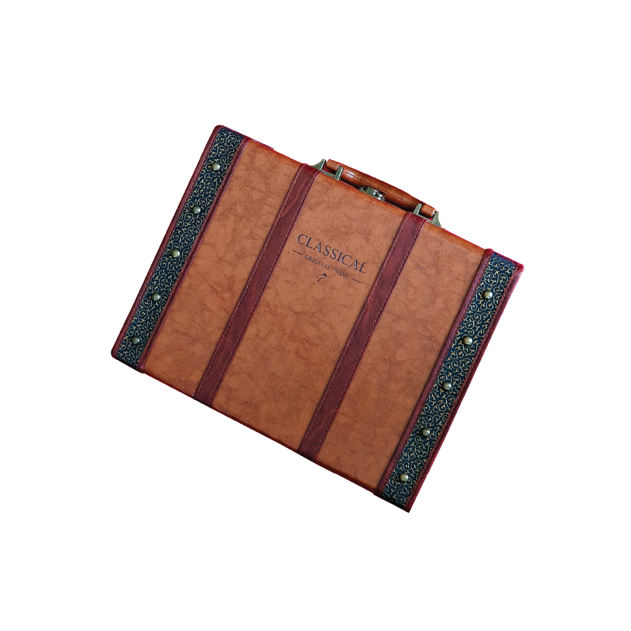 Hộp Da Quà Tết Classical Wine Box