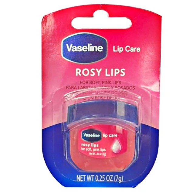 Son dưỡng môi Vaseline Lip Care Rosy Lips hủ Vaseline hồng môi Dưỡng Môi Vaseline Lip Therapy 7g Giú