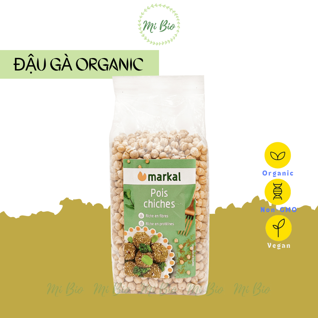 Đậu gà (Chickpeas) hữu cơ 500g - Markal