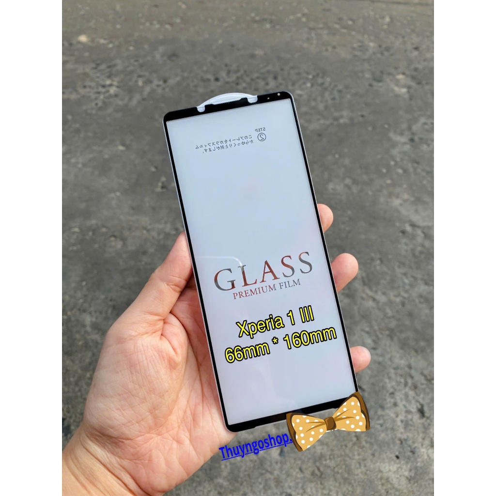 Kính cường lực full màn hình Sony Xperia 1 III / Xperia 10 III / Xperia 5 III
