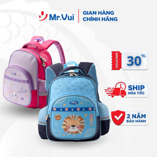  Balo đi học Mr Vui cho bé trai bé gái mẫu giáo mầm non hình in dễ thương vải cao cấp  BLH 857 