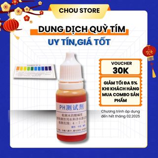 Dung dịch test pH nước 10ml cho kết quả chính xác ,nhanh chóng