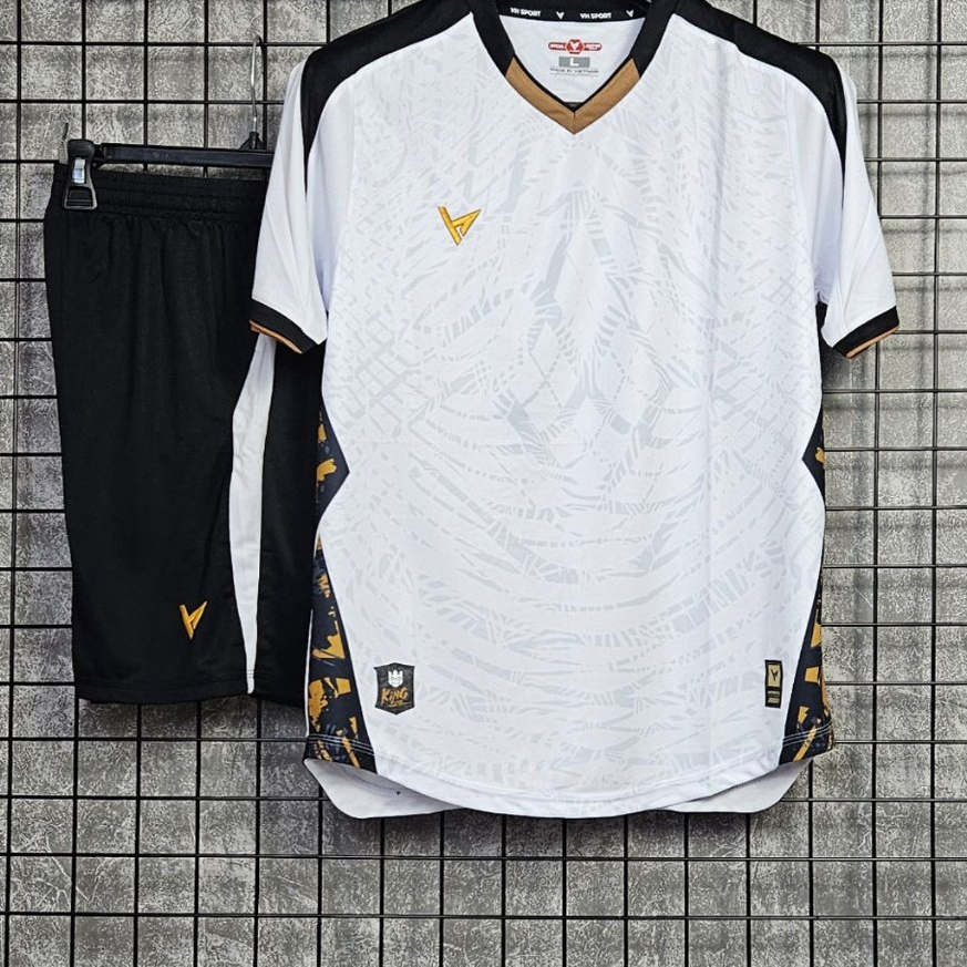 Đồ Đá Banh Không Logo King Kong Trắng Siêu Đẹp -  Đồ Thể Thao Nam Nữ Cao Cấp VH Sport