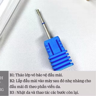 Đầu mài da khoé móng , đầu mài da ẩn