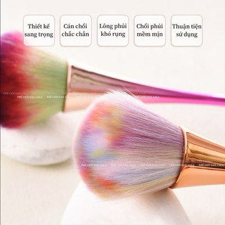 Chổi phủi bụi Nail cán dài , phủi bụi làm móng