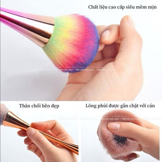 Chổi phủi bụi Nail cán dài , phủi bụi làm móng
