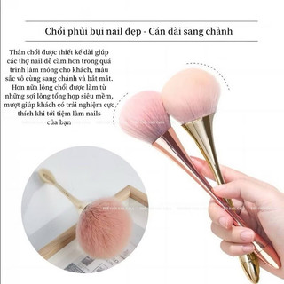Chổi phủi bụi Nail cán dài , phủi bụi làm móng