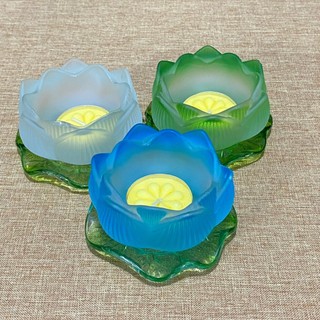 Đế Hoa Sen Lưu Ly Nhiều màu