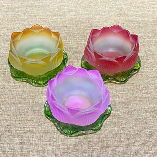 Đế Hoa Sen Lưu Ly Nhiều màu