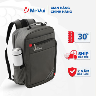 Cặp đa năng Mr Vui CNV 443 ngăn laptop 14 inch phù hợp đi học và đi làm (40 x 30 x 14 cm)