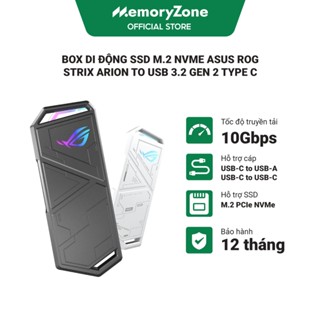 Box di động SSD M.2 NVMe Asus ROG Strix Arion to USB 3.2 Gen 2 Type C