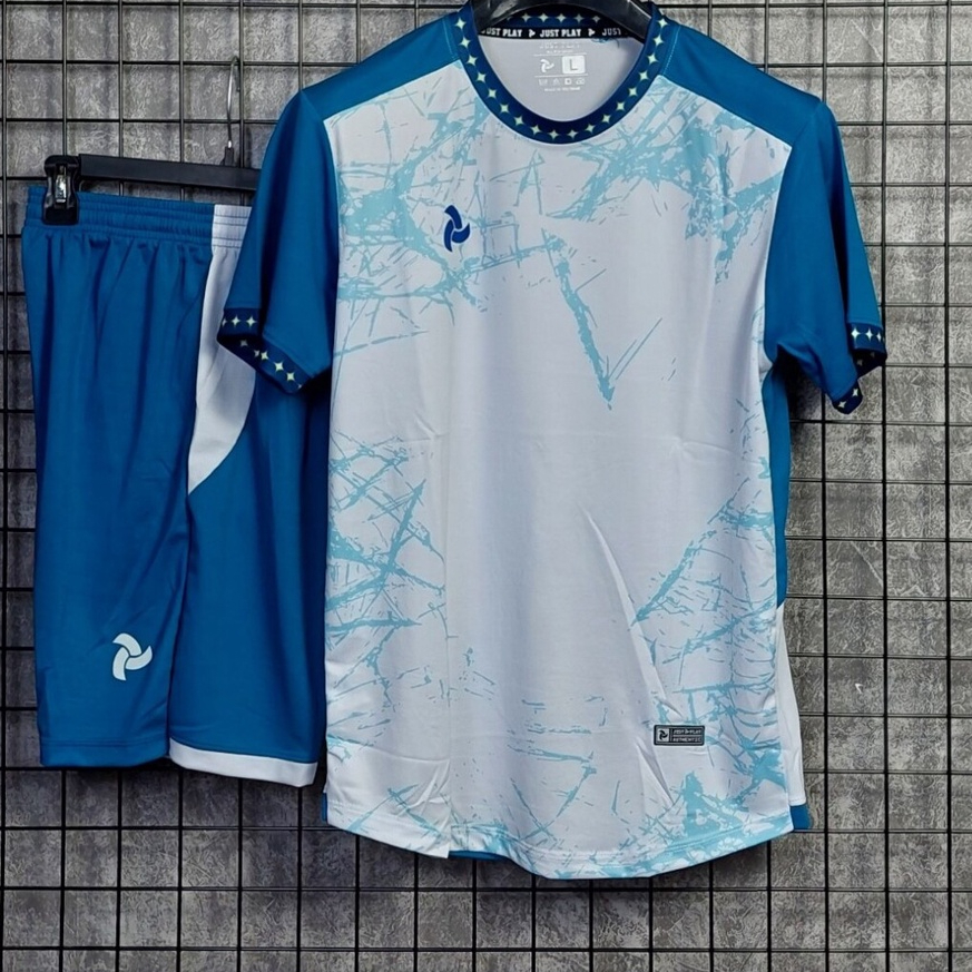 Just Play – Áo Đá Banh Không Logo Nam Nữ Cao Cấp – JS-01 Trắng - Đồ Thể Thao Đá Banh Nam Nữ Cao Cấp 