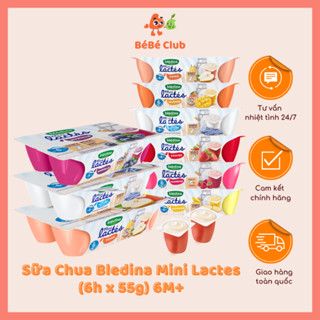 Sữa Chua Bledina Mini Lactes (6h x 55g) 6M+