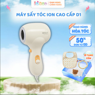 Máy sấy tóc ion cho bé D1 SKULD an toàn có đèn led, máy sấy cơ thể đa năng điều chỉnh 2 chế độ IQKao