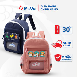 Balo mẫu giáo Mr Vui BLH 998 hình ảnh dễ thương (28 x 22 x 13 cm)