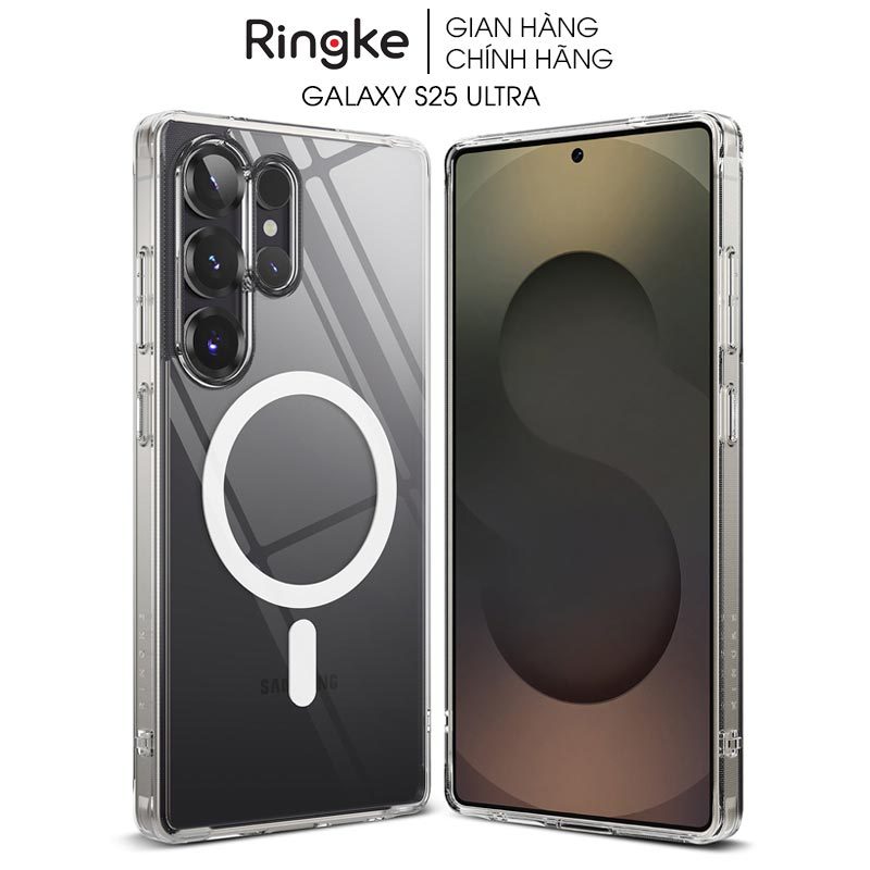Ốp lưng Samsung Galaxy S25 Ultra RINGKE Fusion Magnetic