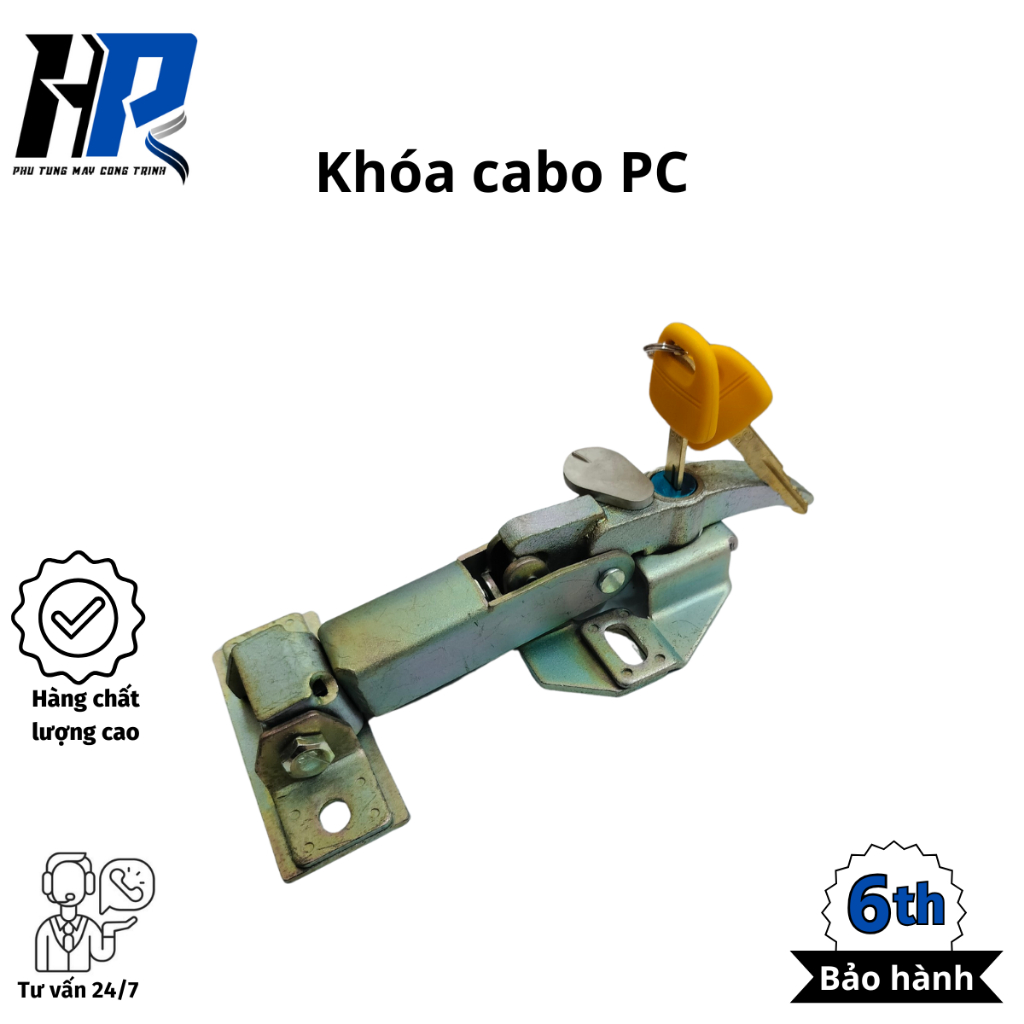 Khóa Cabo cho máy xúc Komatsu PC200,PC300.. hàng JueGe - Phụ tùng HP