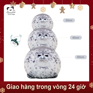 CLCZCODPinou Thú Nhồi Bông Hình Hải Cẩu gấu bông hải cẩu 20cm 40cm 60cm Mềm Mại Đáng Yêu